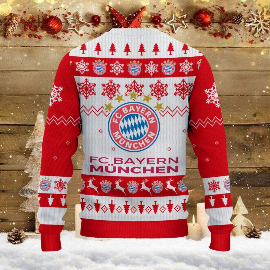 Weihnachtspullover Bayern München – Ugly Christmas Sweater – Bild 3