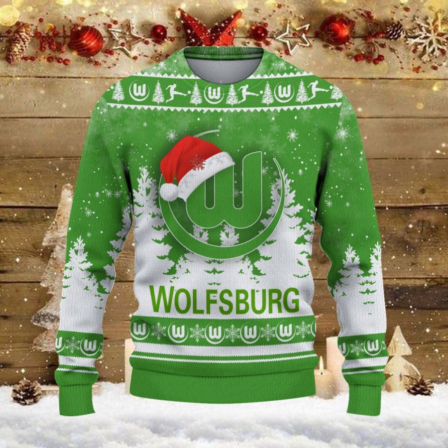 Weihnachtspullover VfL Wolfsburg – Ugly Christmas Sweater – Bild 2