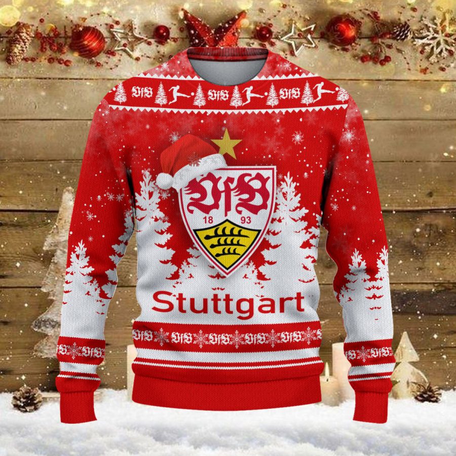 Weihnachtspullover VfB Stuttgart – Ugly Christmas Sweater – Bild 2