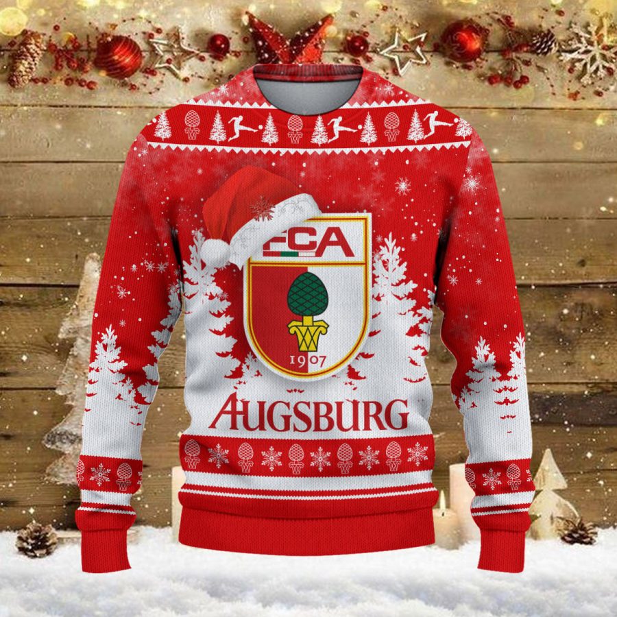 Weihnachtspullover FC Augsburg – Ugly Christmas Sweater – Bild 2