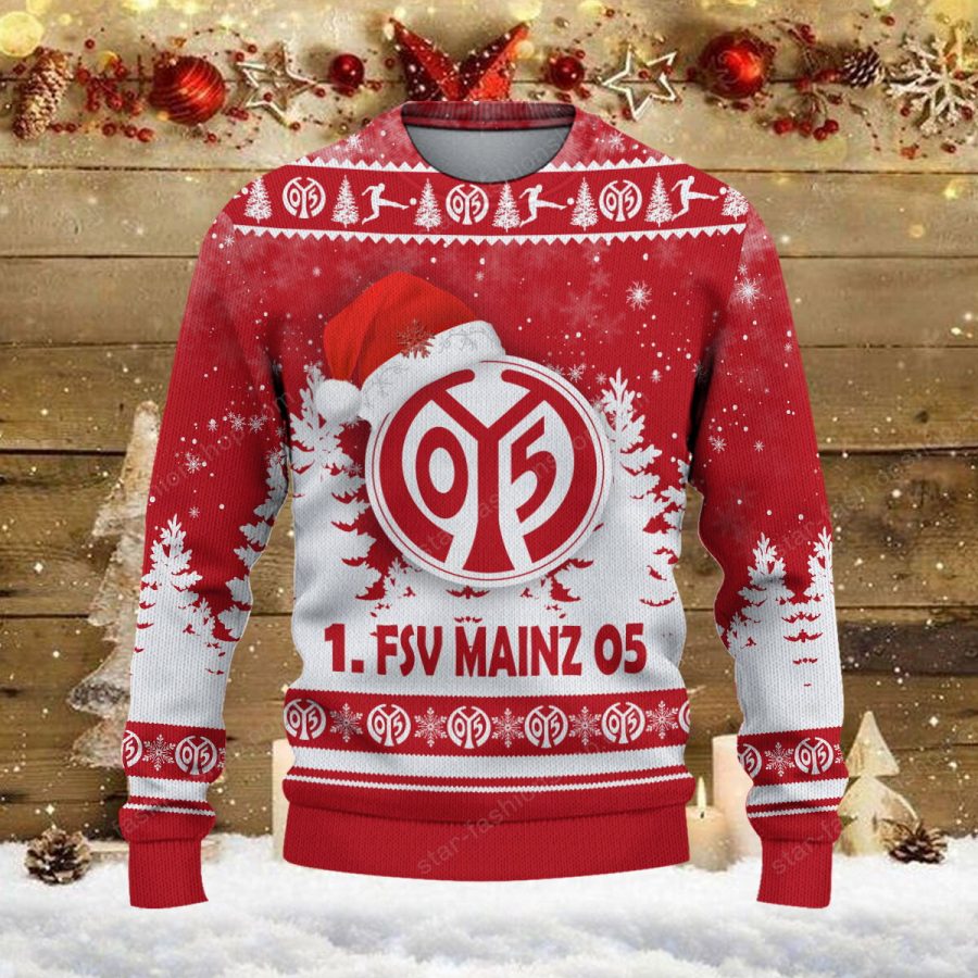 Weihnachtspullover 1. FSV Mainz 05 – Ugly Christmas Sweater – Bild 2