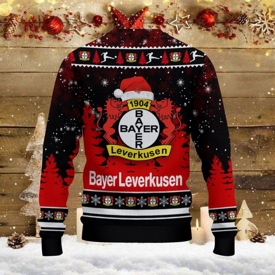 Weihnachtspullover Bayer 04 Leverkusen – Ugly Christmas Sweater – Bild 3