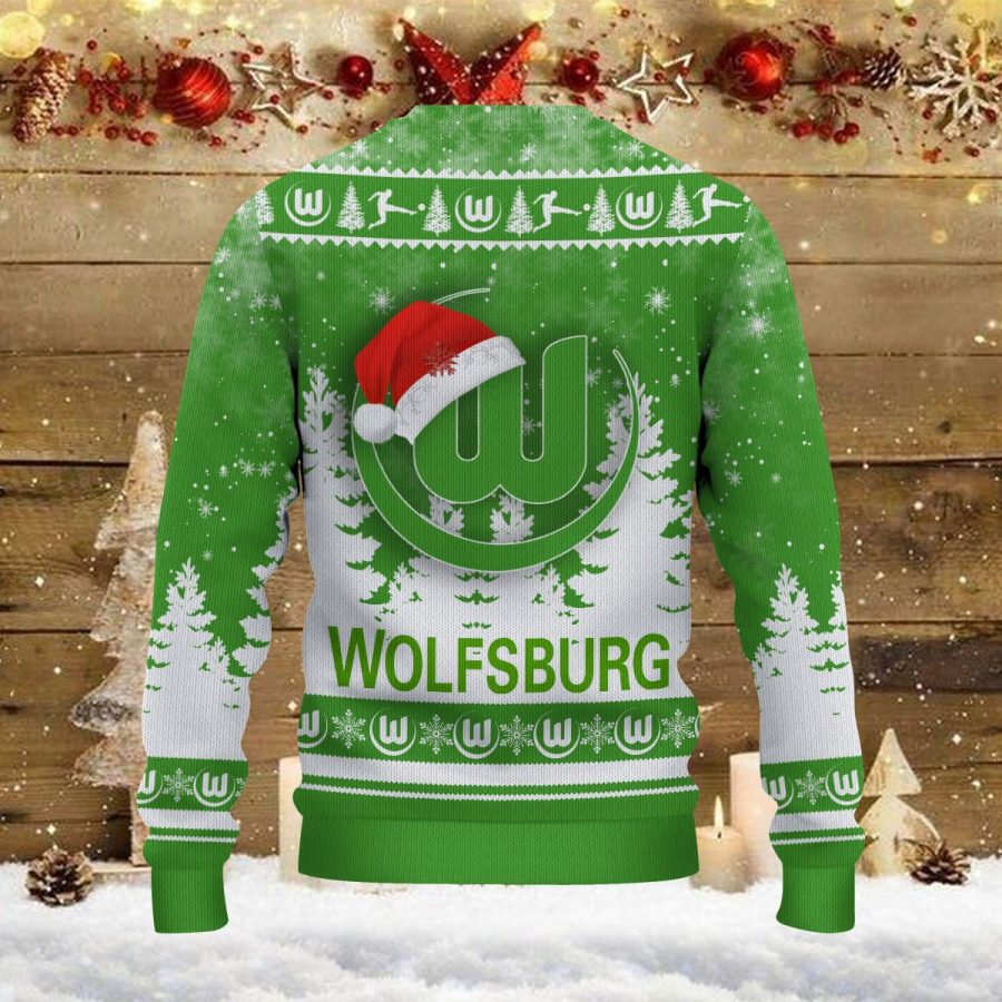 Weihnachtspullover VfL Wolfsburg – Ugly Christmas Sweater – Bild 3