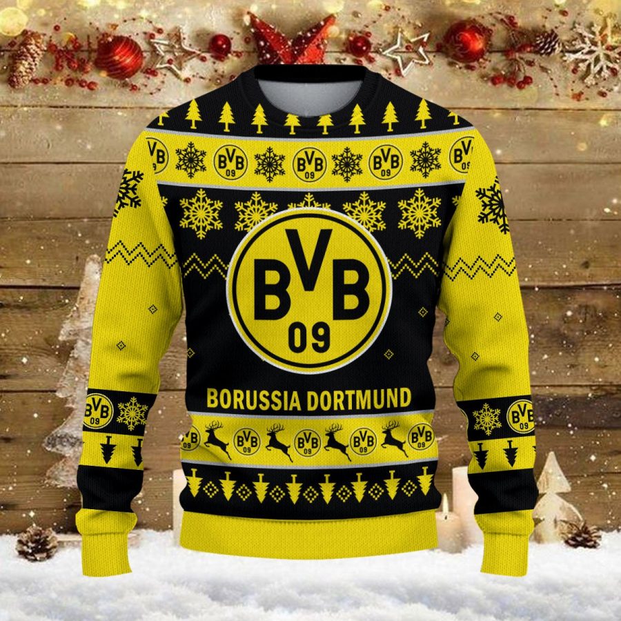 Weihnachtspullover Borussia Dortmund II – Ugly Christmas Sweater – Bild 2