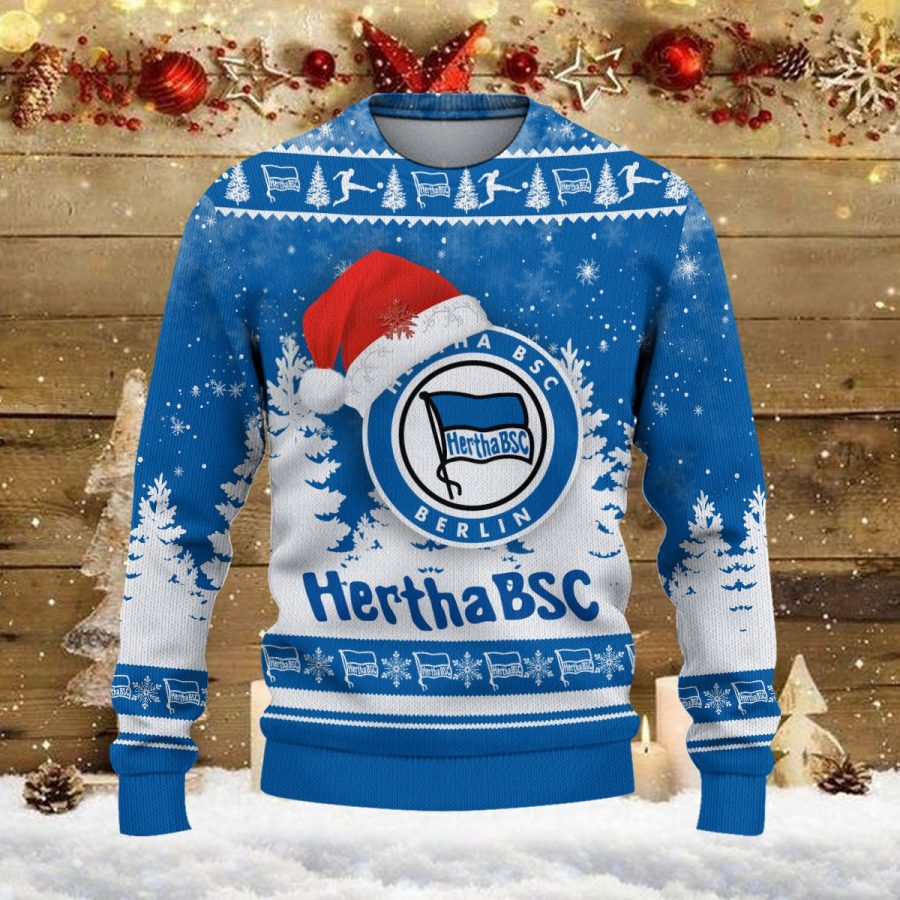 Weihnachtspullover Hertha BSC – Ugly Christmas Sweater – Bild 2