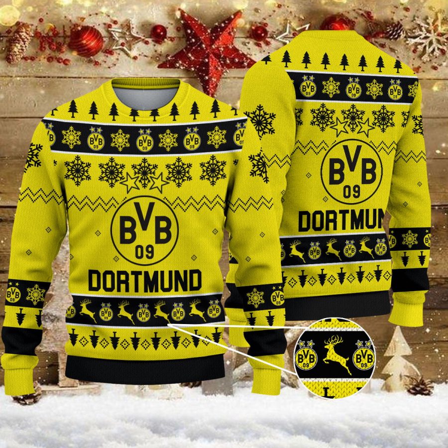 Weihnachtspullover Borussia Dortmund – Ugly Christmas Sweater