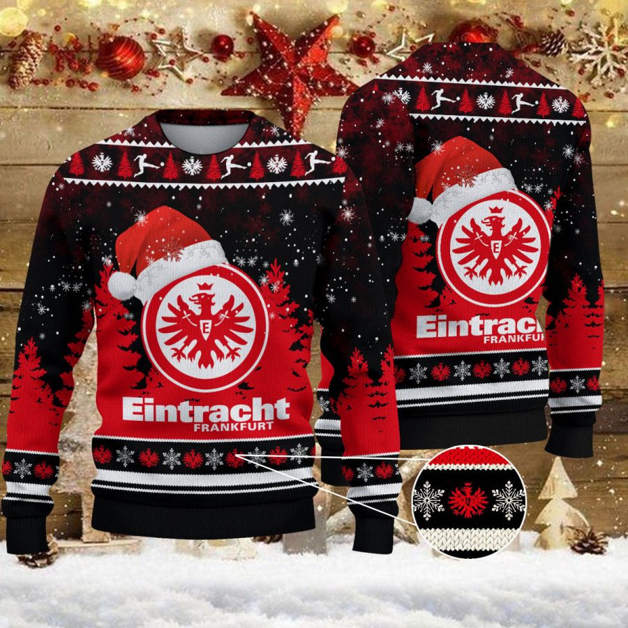 Weihnachtspullover Eintracht Frankfurt – Ugly Christmas Sweater