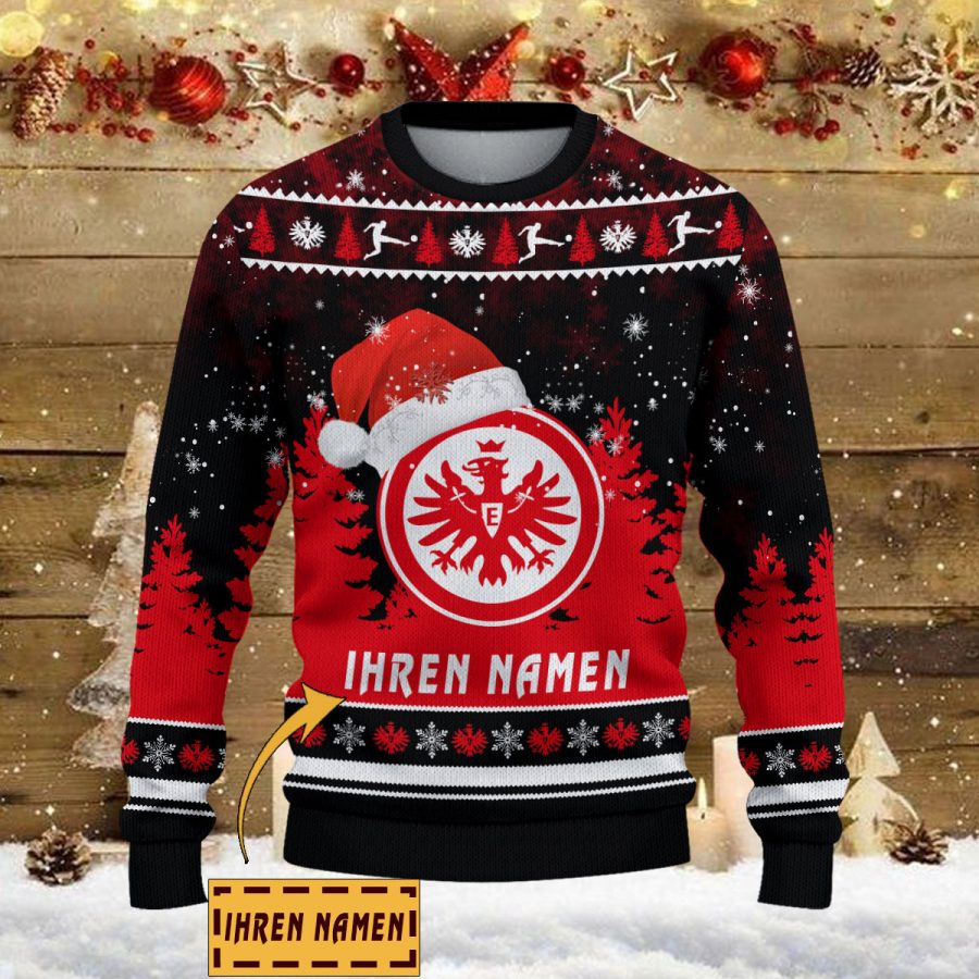 Weihnachtspullover Eintracht Frankfurt – Ugly Christmas Sweater – Bild 2