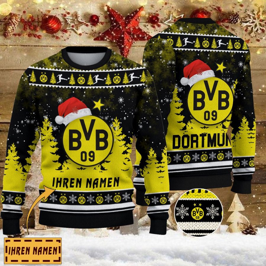 Weihnachtspullover Borussia Dortmund – Ugly Christmas Sweater