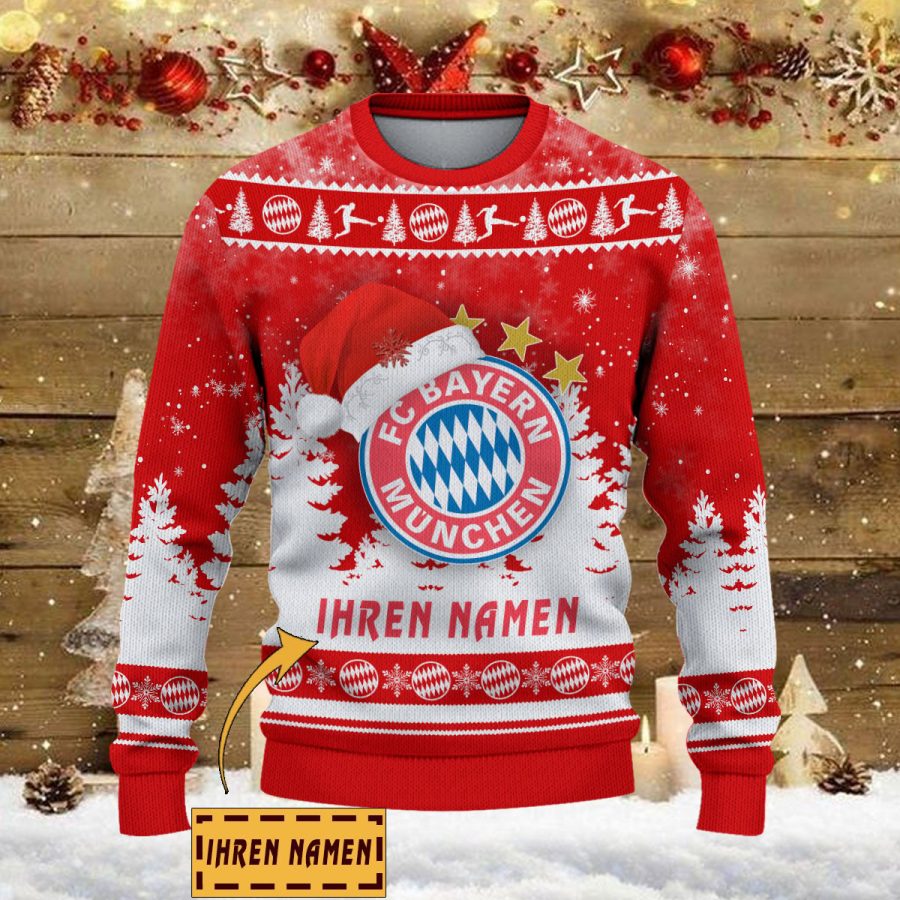 Weihnachtspullover Bayern München – Ugly Christmas Sweater – Bild 2