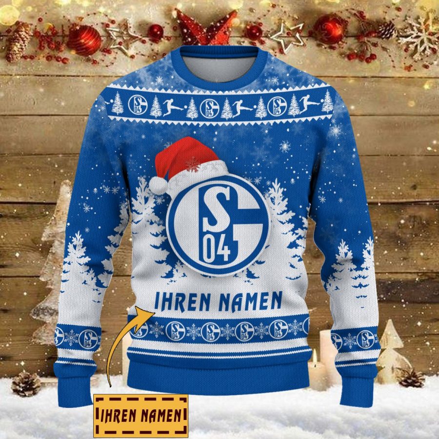 Weihnachtspullover Schalke 04 – Ugly Christmas Sweater – Bild 2