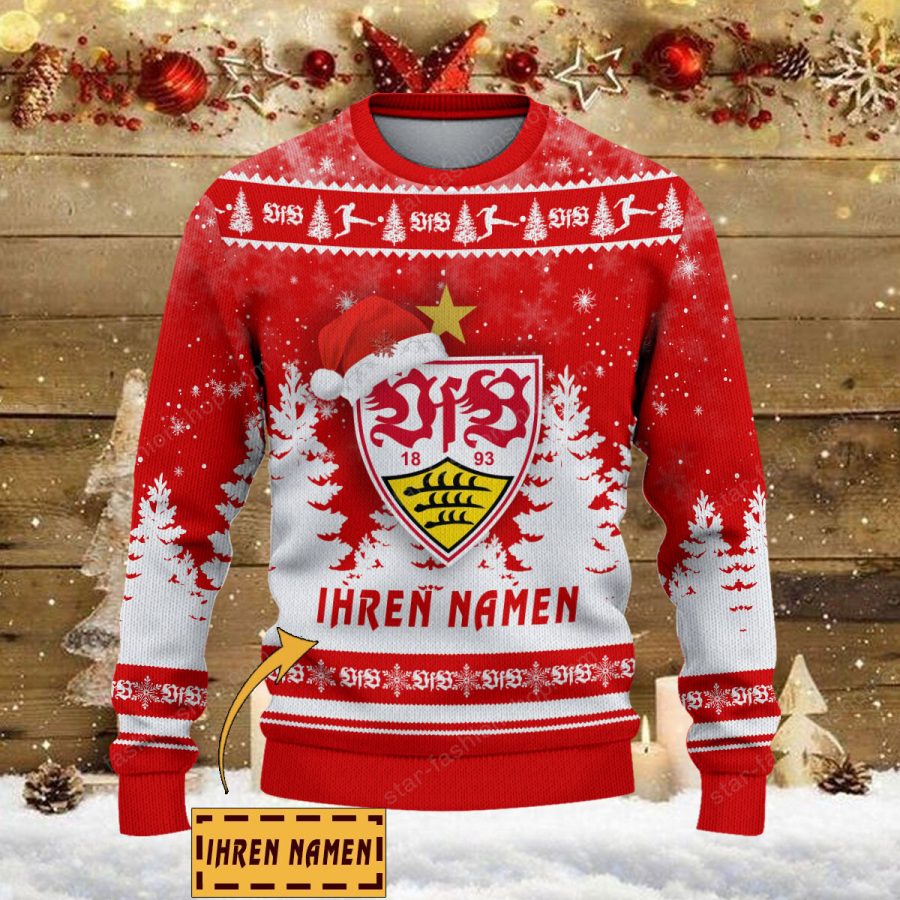 Weihnachtspullover VfB Stuttgart – Ugly Christmas Sweater – Bild 2