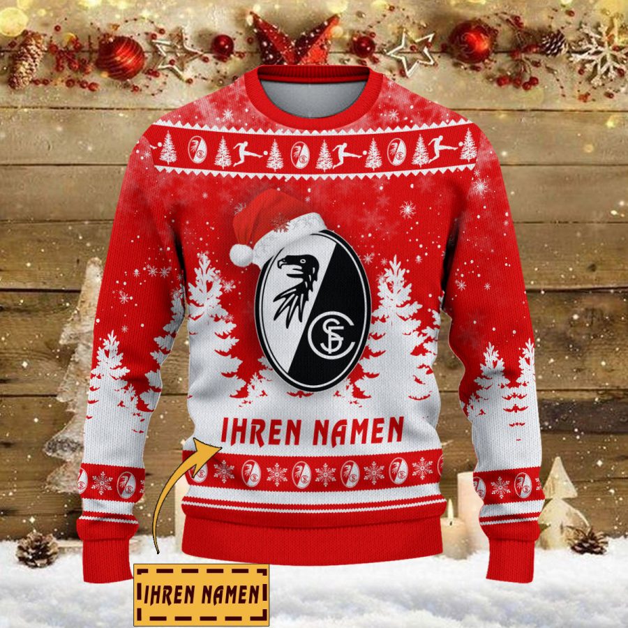 Weihnachtspullover SC Freiburg – Ugly Christmas Sweater – Bild 2