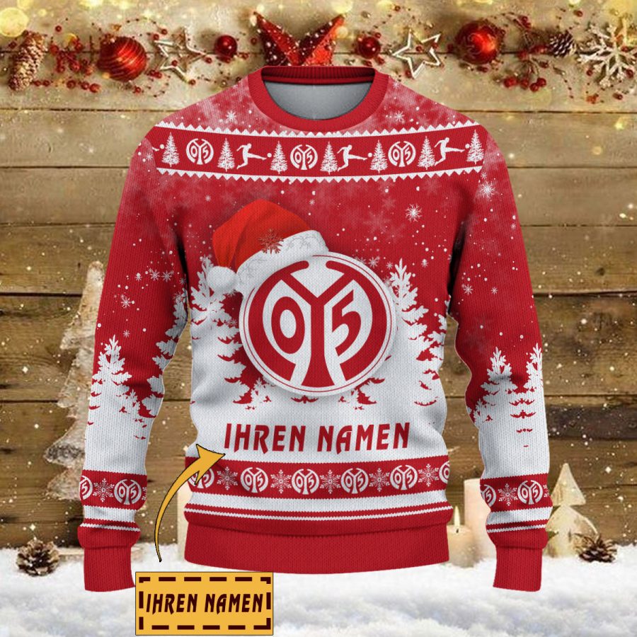 Weihnachtspullover 1. FSV Mainz 05 – Ugly Christmas Sweater – Bild 2