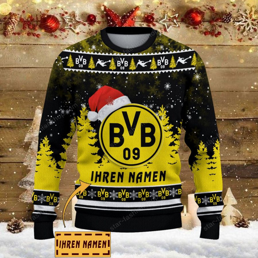 Weihnachtspullover Borussia Dortmund II – Ugly Christmas Sweater – Bild 2
