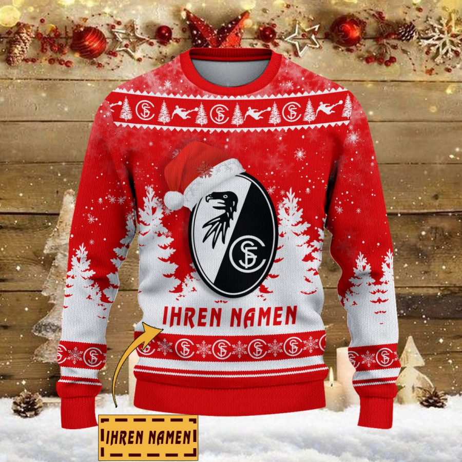 Weihnachtspullover SC Freiburg II – Ugly Christmas Sweater – Bild 2
