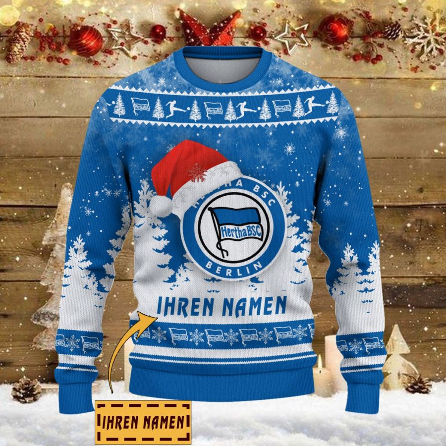 Weihnachtspullover Hertha BSC – Ugly Christmas Sweater – Bild 2