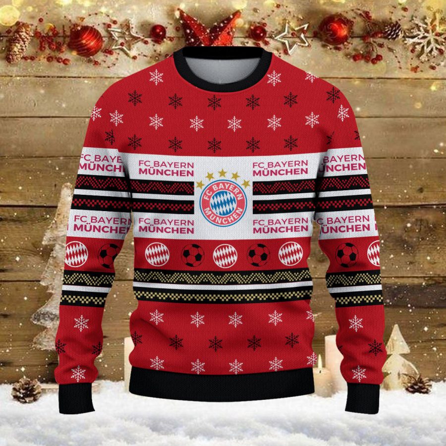 Weihnachtspullover Bayern München – Ugly Christmas Sweater – Bild 2
