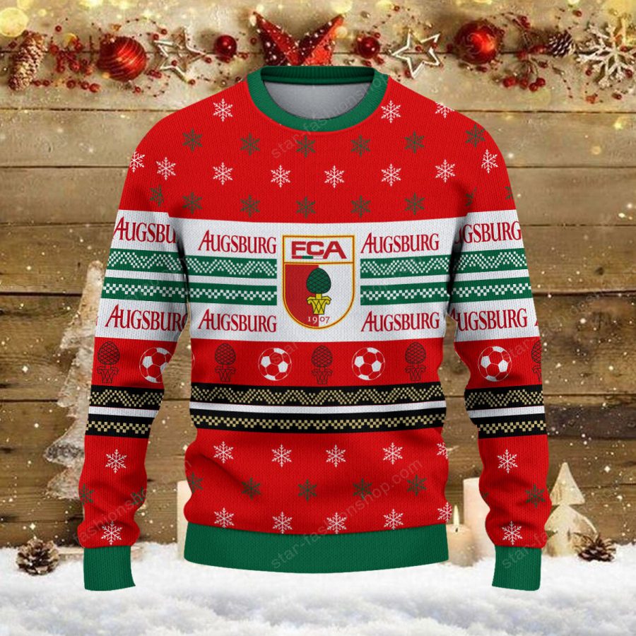 Weihnachtspullover FC Augsburg – Ugly Christmas Sweater – Bild 2