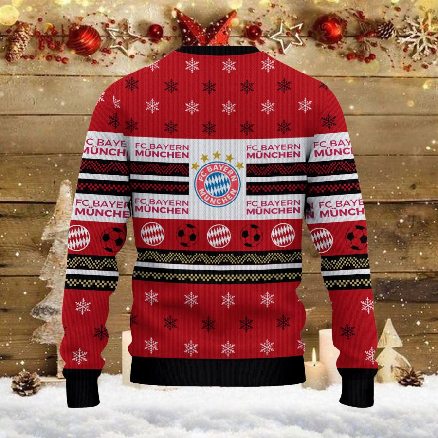 Weihnachtspullover Bayern München – Ugly Christmas Sweater – Bild 3