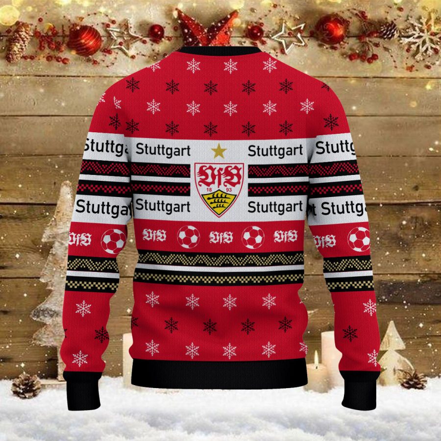 Weihnachtspullover VfB Stuttgart – Ugly Christmas Sweater – Bild 3
