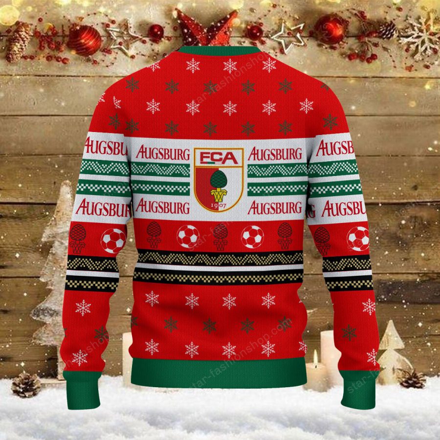 Weihnachtspullover FC Augsburg – Ugly Christmas Sweater – Bild 3