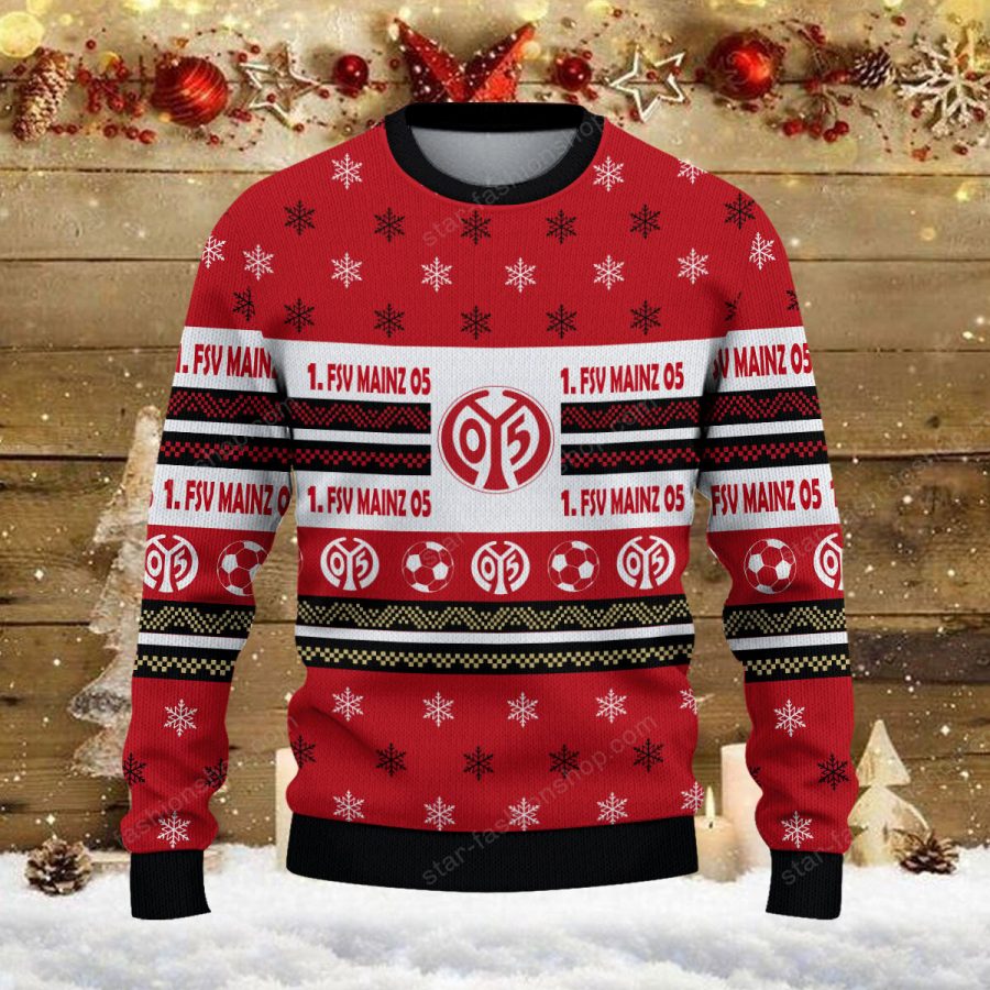 Weihnachtspullover 1. FSV Mainz 05 – Ugly Christmas Sweater – Bild 2