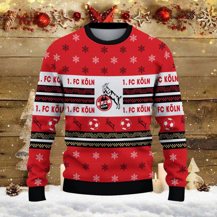 Weihnachtspullover 1. FC Köln – Ugly Christmas Sweater – Bild 2
