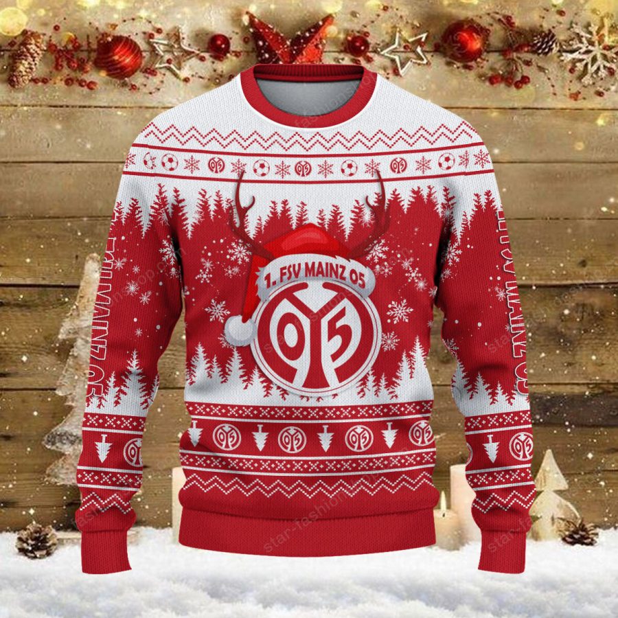 Weihnachtspullover 1. FSV Mainz 05 – Ugly Christmas Sweater – Bild 2