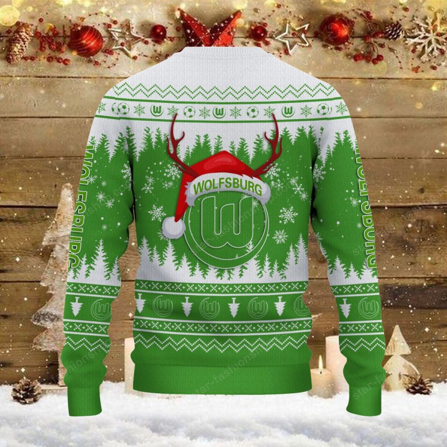 Weihnachtspullover VfL Wolfsburg – Ugly Christmas Sweater – Bild 3