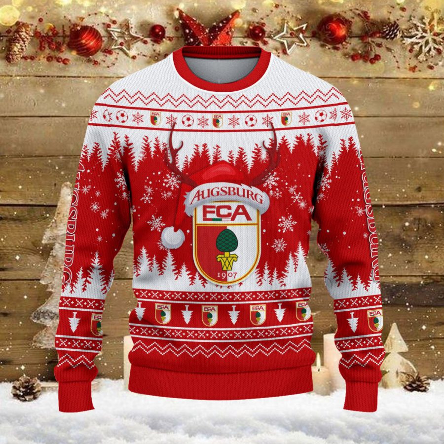 Weihnachtspullover FC Augsburg – Ugly Christmas Sweater – Bild 2