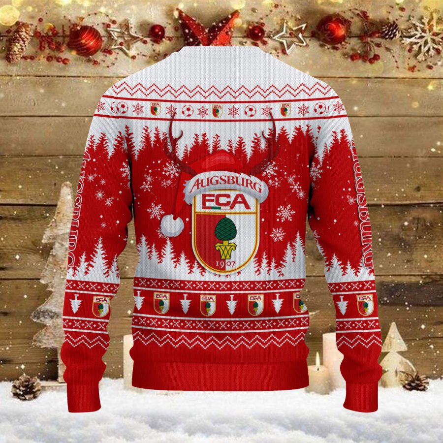 Weihnachtspullover FC Augsburg – Ugly Christmas Sweater – Bild 3