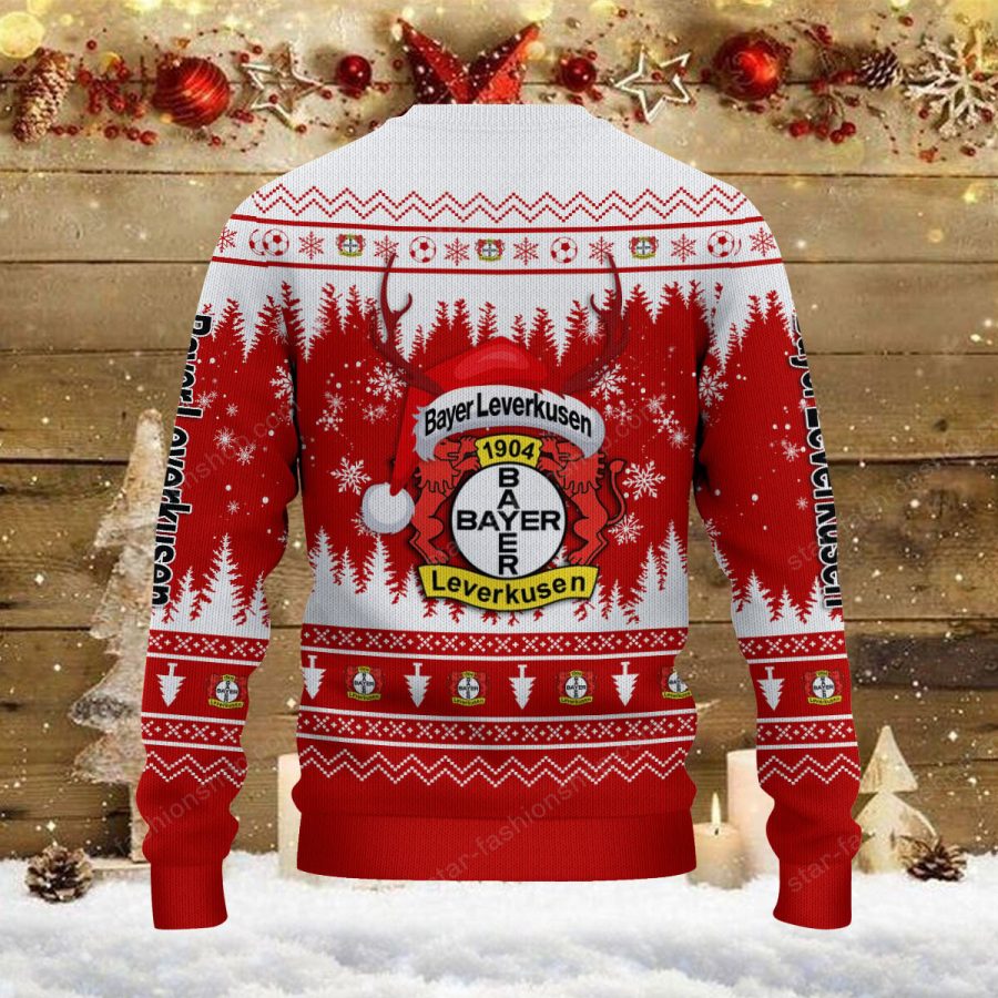 Weihnachtspullover Bayer 04 Leverkusen – Ugly Christmas Sweater – Bild 3