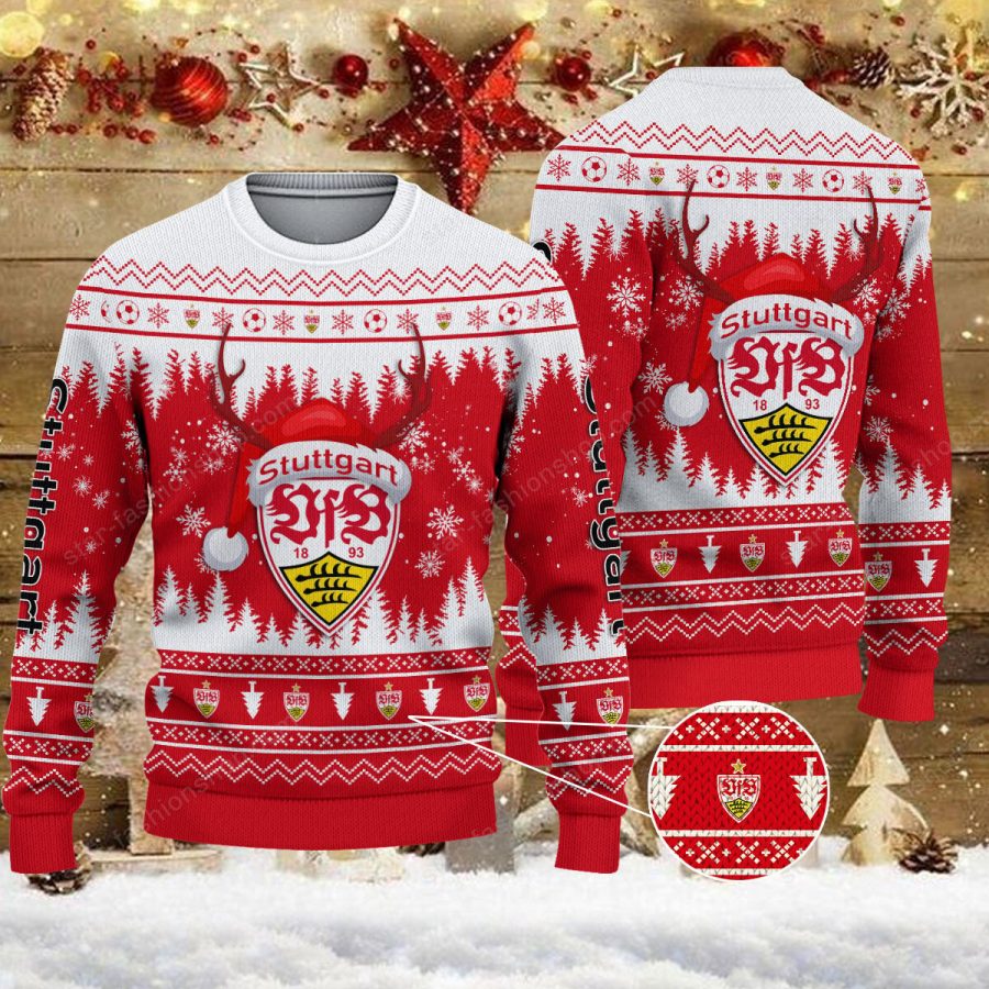 Weihnachtspullover VfB Stuttgart – Ugly Christmas Sweater