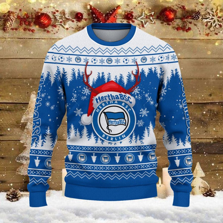 Weihnachtspullover Hertha BSC – Ugly Christmas Sweater – Bild 2