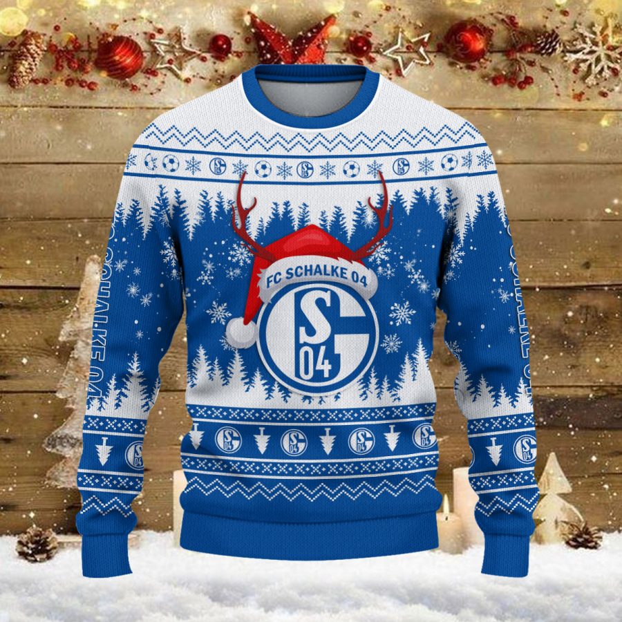 Weihnachtspullover Schalke 04 – Ugly Christmas Sweater – Bild 2