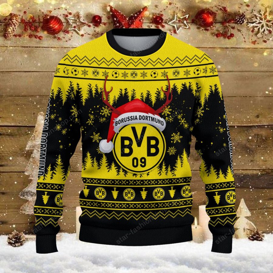 Weihnachtspullover Borussia Dortmund II – Ugly Christmas Sweater – Bild 2