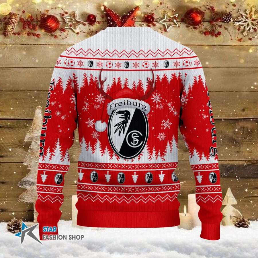 Weihnachtspullover SC Freiburg – Ugly Christmas Sweater – Bild 3