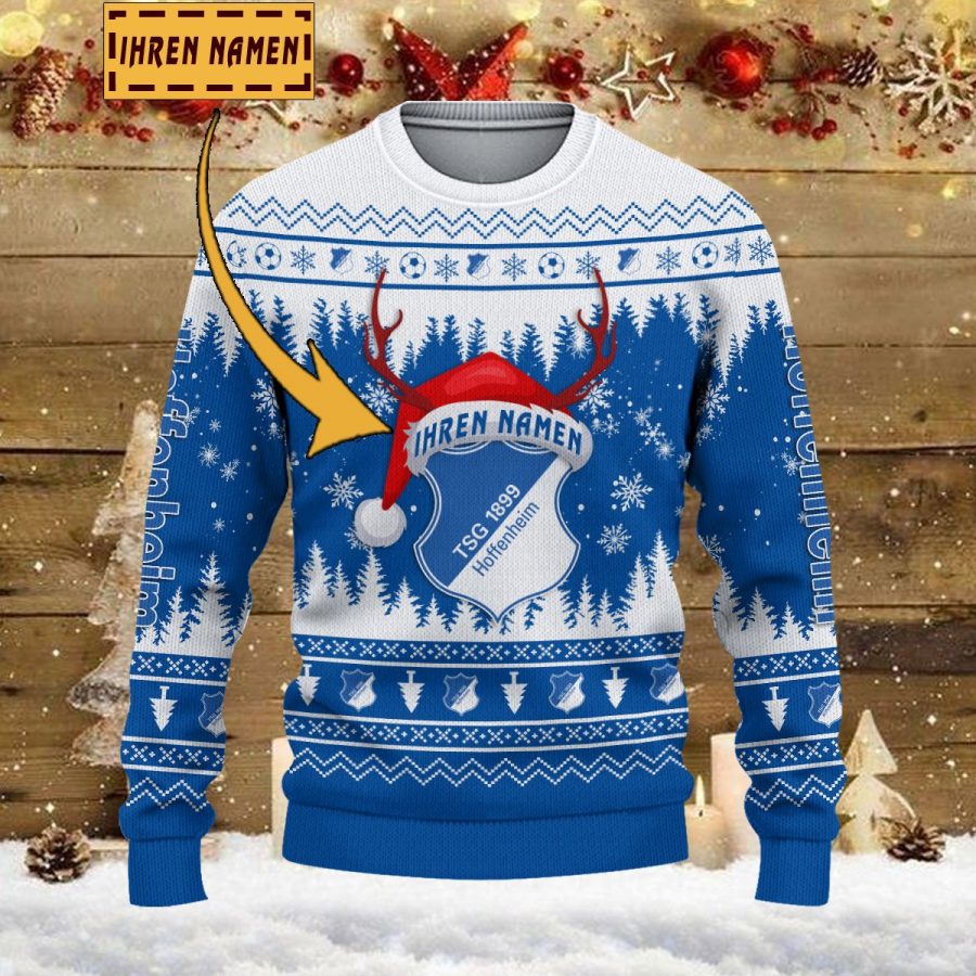 Weihnachtspullover TSG Hoffenheim – Ugly Christmas Sweater – Bild 2