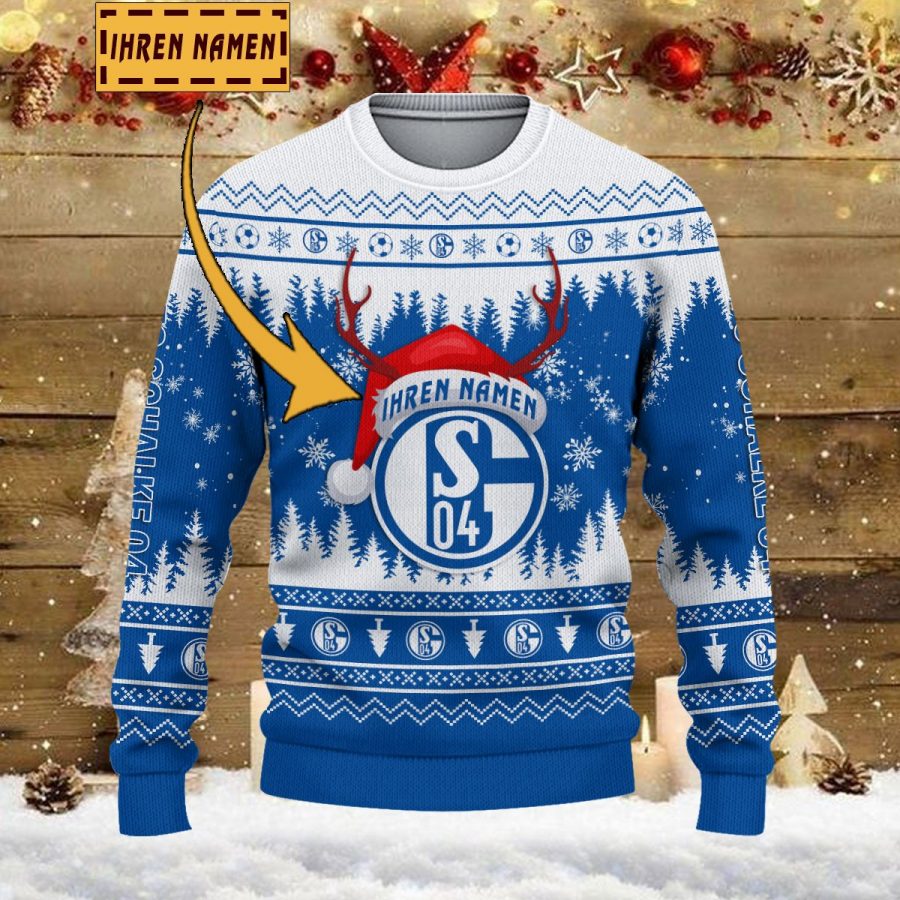 Weihnachtspullover Schalke 04 – Ugly Christmas Sweater – Bild 2