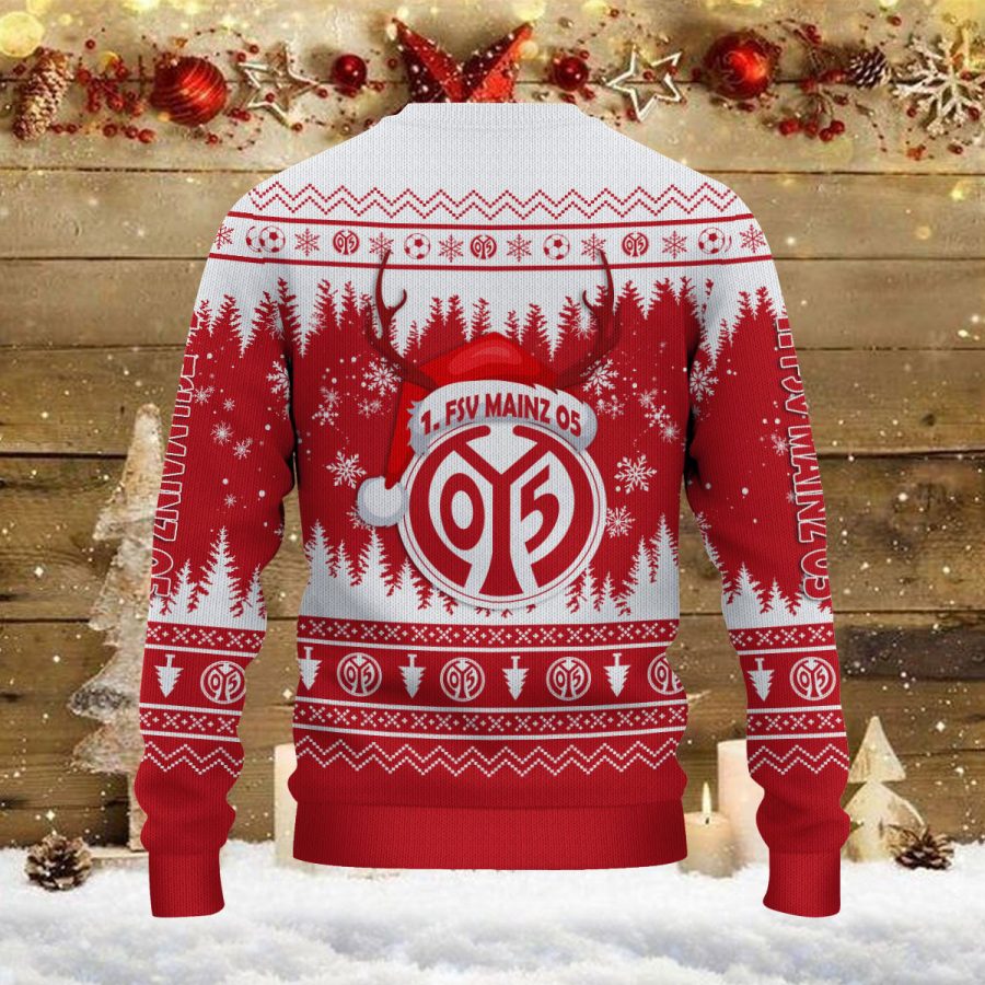 Weihnachtspullover 1. FSV Mainz 05 – Ugly Christmas Sweater – Bild 3