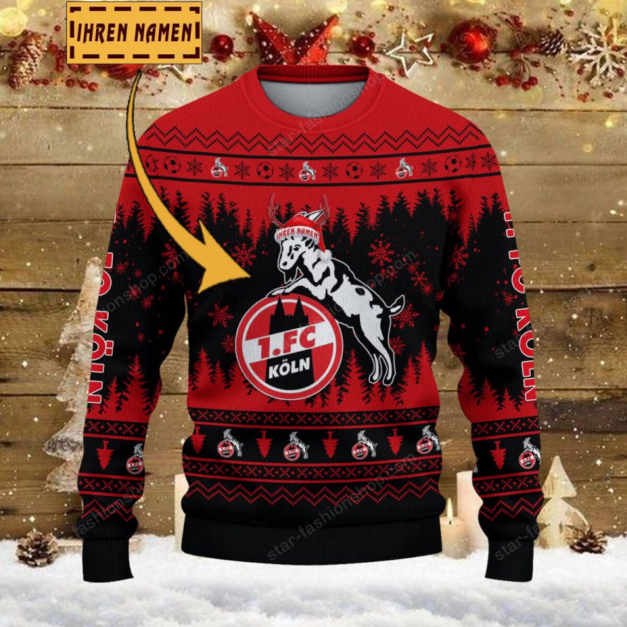 Weihnachtspullover 1. FC Köln – Ugly Christmas Sweater – Bild 2