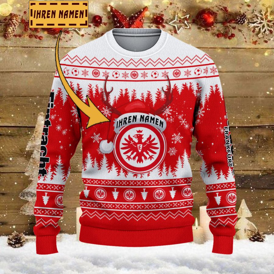 Weihnachtspullover Eintracht Frankfurt – Ugly Christmas Sweater – Bild 2