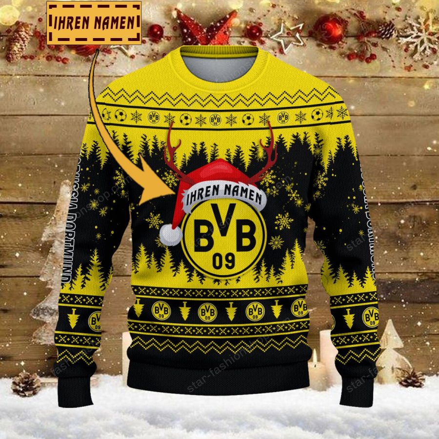 Weihnachtspullover Borussia Dortmund II – Ugly Christmas Sweater – Bild 2
