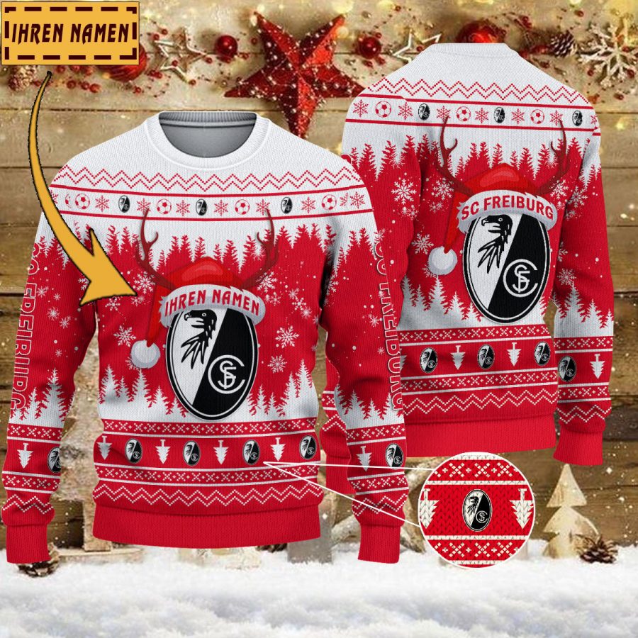 Weihnachtspullover SC Freiburg II – Ugly Christmas Sweater