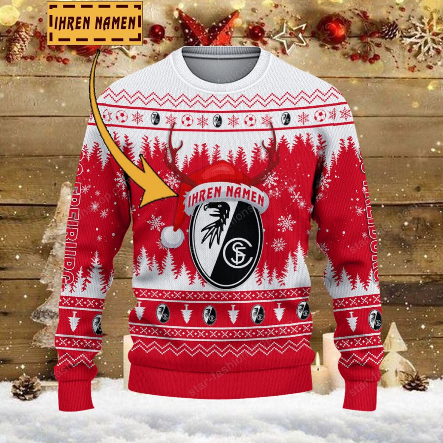 Weihnachtspullover SC Freiburg II – Ugly Christmas Sweater – Bild 2
