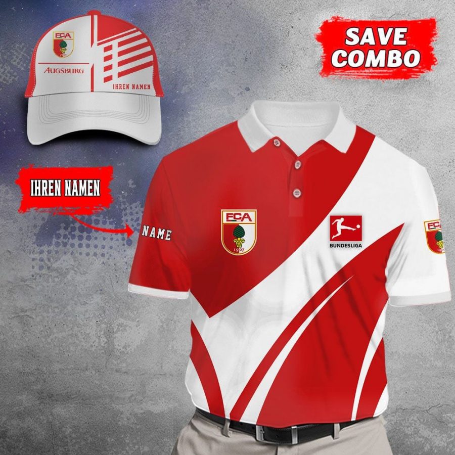 FC Augsburg Poloshirt – Bild 4