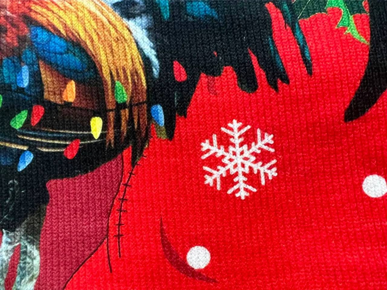 Weihnachtspullover Materialdetail