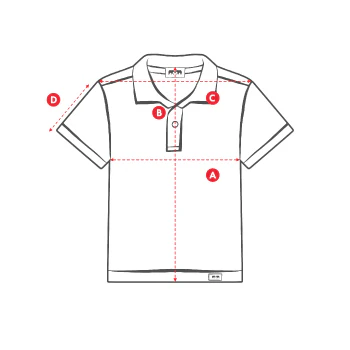 Guide des tailles Polo