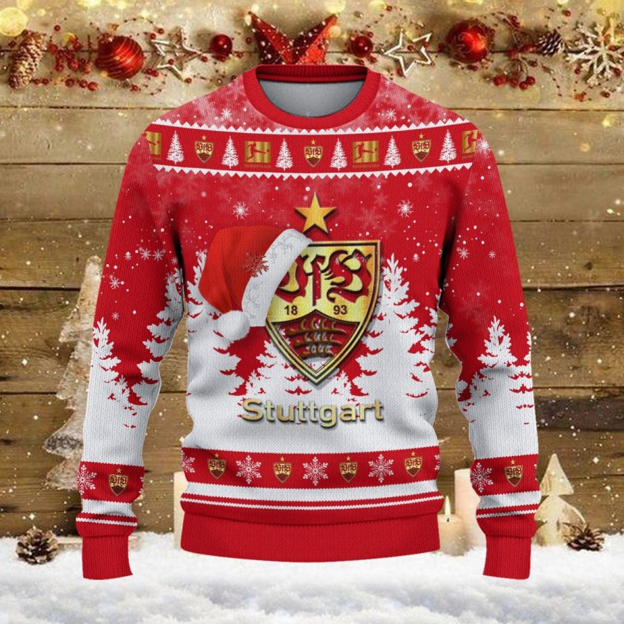 Weihnachtspullover VfB Stuttgart – Ugly Christmas Sweater – Bild 2